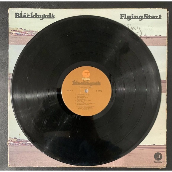 The Blackbyrds Flying Start Fantasy F-9472 Rock Pop LP Vinyl Record - Picture 3 of 6
